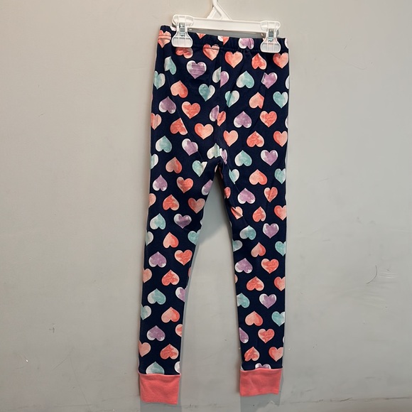 Kirkland Brand Heart Pattern Pajama Set Size 7 - Picture 3 of 7